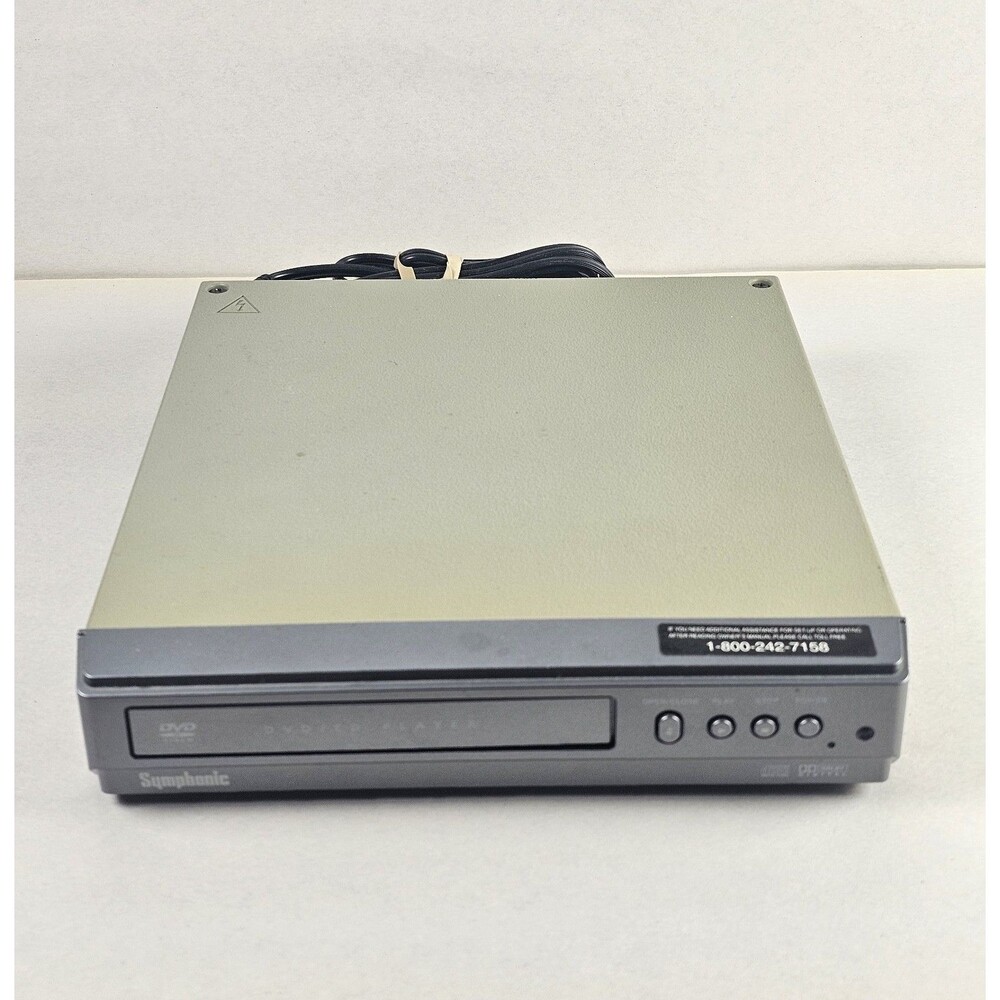 Symphonic DVD CD Player WF-104 Model (No Remote)